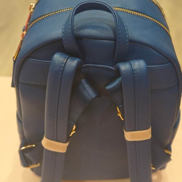 DISNEY Loungefly ALADDIN Agrabah Faux Leather Mini Backpack new without tag - Picture 2 of 5